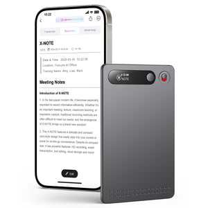 AI Voice Recorder, Phone/note recording, application control, transcription and summary