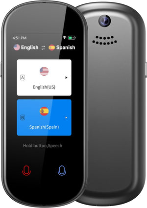 Language Translator Device, 138+ Languages  RealTime Translation with HD Touchscreen Photo/Offline Translation