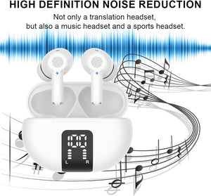 Language Translator Earbuds Two Way Real-time Translator Device// Support 144 Languages