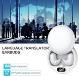 Translation Earbuds,  144 Languages & Accents Online,  Support Music and Calling, Fit for iOS & Android