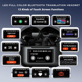 High Precision Translator Earbuds 144 Languages Wireless BT 5.4, Compatible with Android & iPhone